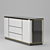 Modern Chest Round with Drawers & Doors 3D model small image 2