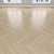 Cream Oak Parquet: Herringbone, Linear, Chevron 3D model small image 4