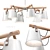 Natura C Pendant Lamp with 6 Shades 3D model small image 5