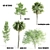 Nature's Grove 5 Tree Set 3D model small image 1