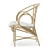  Rustic Rattan Bliss Chair 3D model small image 2