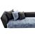 Luxury Fendi Ceasar Sofa 3D model small image 3