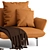 Zanotta Dove 2-Seater Sofa: Contemporary Elegance for Your Home 3D model small image 2