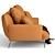 Zanotta Dove 2-Seater Sofa: Contemporary Elegance for Your Home 3D model small image 3