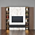 Sleek Modern TV Stand 60"  3D model small image 1