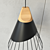 Modern Metal Pendant Lamp 3D model small image 3