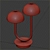 Elegant Mushroom Pendant Lamp 3D model small image 4