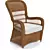 Eco-friendly Wicker Furniture 3D model small image 1