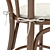 Stylish Vienna Walnut Counter Stool 3D model small image 2