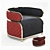 Elegant Opera Velvet Armchair 3D model small image 4