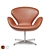 Arne Jacobsen 1958 Leather Swan Chair 3D model small image 1