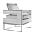  Bevin Accent Chair: Elegant and Stylish Seating 3D model small image 11