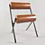 Modern Leather Chair: SANCAL Roll by Mut 3D model small image 1