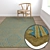 High-Quality Carpet Set - 3 Variations 3D model small image 5