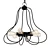 Sleek Latina Pendant Light 3D model small image 1