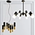 Modern Glass Ceiling Chandelier | VIATOR 3D model small image 1