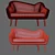 Hayworth Twin Seat Sofa 3D model small image 4