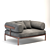 Baxter Belted Armchair: Comfort with Style 3D model small image 4