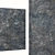 Black Rock Stone Wall: High-res Textures - Corona & Vray 3D model small image 2