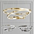 Luxury Ring Chandelier Collection 3D model small image 3