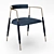 Shake Frame: Elegant Semi-Reclining Chair 3D model small image 1