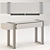 Elegant Evelyn Console: 180x40x85 cm 3D model small image 6