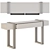 Elegant Evelyn Console: 180x40x85 cm 3D model small image 9