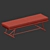 Elegant Touareg Bench by Christian Liaigre 3D model small image 2