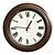 Sleek Smooth Wall Clock 3D model small image 1