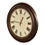 Sleek Smooth Wall Clock 3D model small image 3