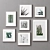 Multi-Color Frame Set - 163: 7 Frames, Various Sizes & Textures 3D model small image 3