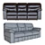 Luxury Reclining Sofa: Boxberg 3D model small image 8