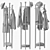 Elegant and Functional Porada Igor Coat Rack 3D model small image 5