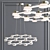 Contemporary Acrylic Chandelier 3D model small image 2