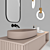 Stylish Bathroom Furniture | 006 3D model small image 2
