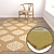 Luxury Texture Carpets Set 1016 3D model small image 5