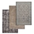 Versatile Carpets Set for High-Quality Renders 3D model small image 1