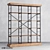 OM Rack Replica: Stylish Oak Wood 3 Section Rack 3D model small image 1