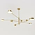 Modern Brass Pendant Light 3D model small image 1