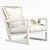 Stylish Clio Armchair by B&B Italia 3D model small image 4