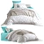 Triangle Dreams Bedding Set 3D model small image 1