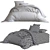 Triangle Dreams Bedding Set 3D model small image 3