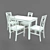 Halmar KSAWERY Table with DARIUSZ Chair Set 3D model small image 10