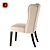 Elegant Beige Maison Chair 3D model small image 2