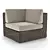 Havana Outdoor Corner Sofa 3D model small image 1