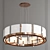 Powell&Bonnell 2013 Halo Chandelier 3D model small image 1