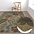  Luxe Home Carpets Set 3D model small image 5