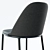 Midj Lea H75 M TS Stool: Elegant Seating Solution 3D model small image 3