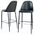 Midj Lea H75 M TS Stool: Elegant Seating Solution 3D model small image 5