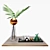 Stylish 4-Piece Decor Set 3D model small image 1